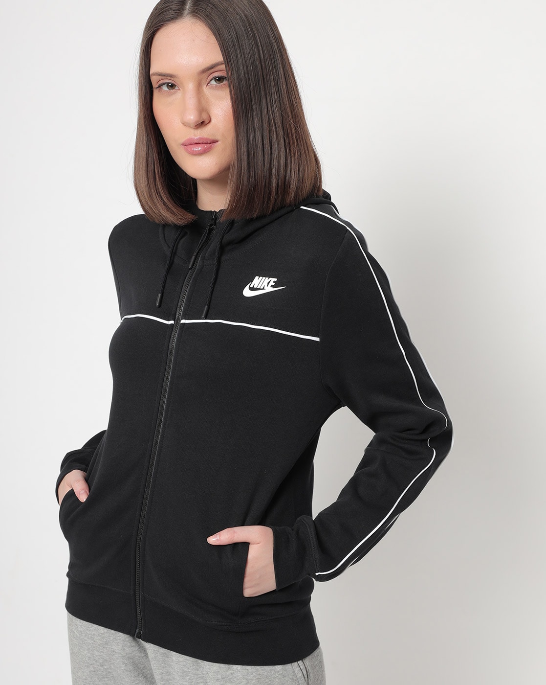 Buy Black Jackets Coats for Women by NIKE Online Ajio