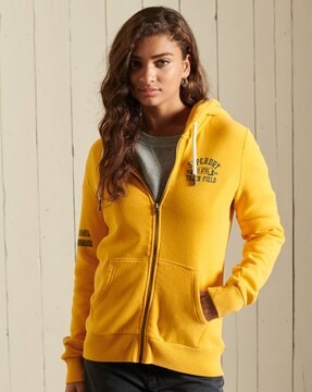 Mustard shop superdry hoodie