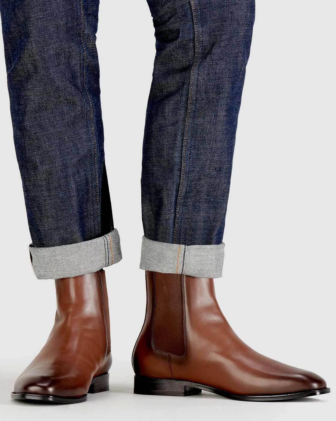 Buy Coach Metropolitan Chelsea Boots | Brown Color Men  display picture 1
