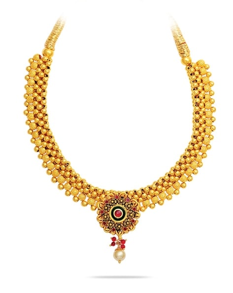 Gold Semi Precious Gemstone Necklace by Laurel - Sarah Cole Jewellery