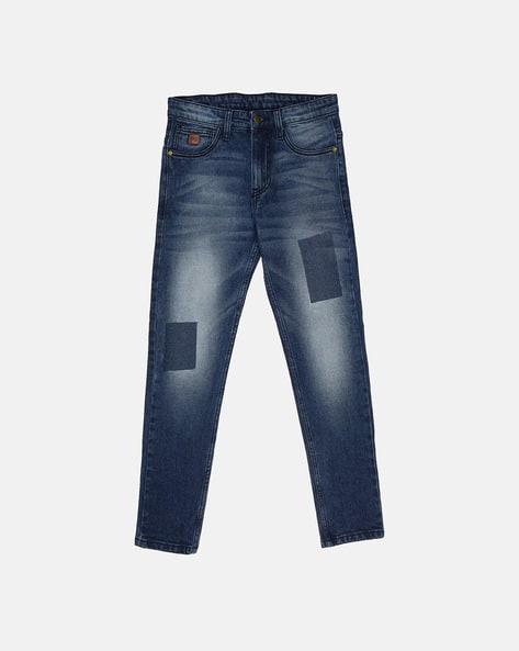 Instafab Boys Heavy-Wash Mid-Rise Jeans