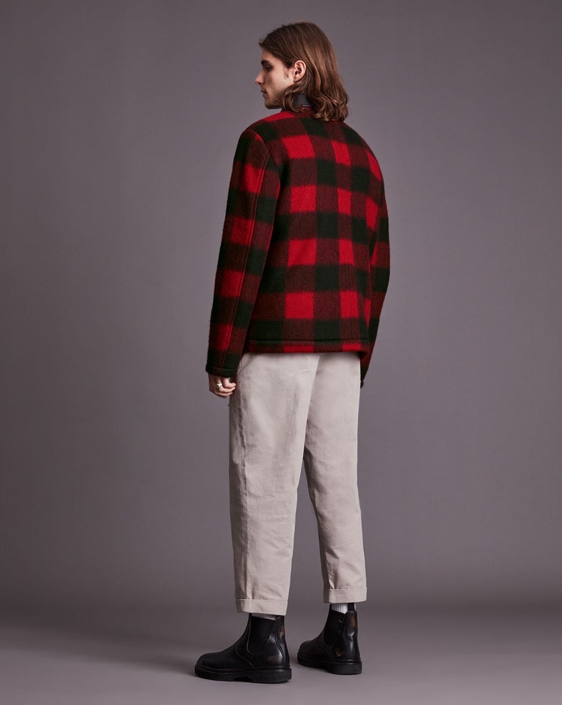 Buy ALL SAINTS Ans Regular Fit Checked Jacket | Red Color Men