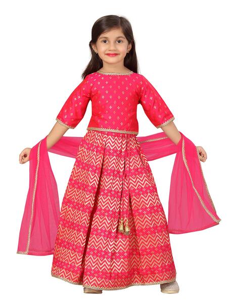 Party Wear Lehenga Choli Lacha Choli For Kids The Nesavu, 51% OFF