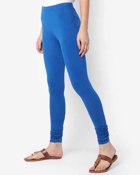 Blue Plus Size Leggings || Live in Color || Red Tulip Boutique