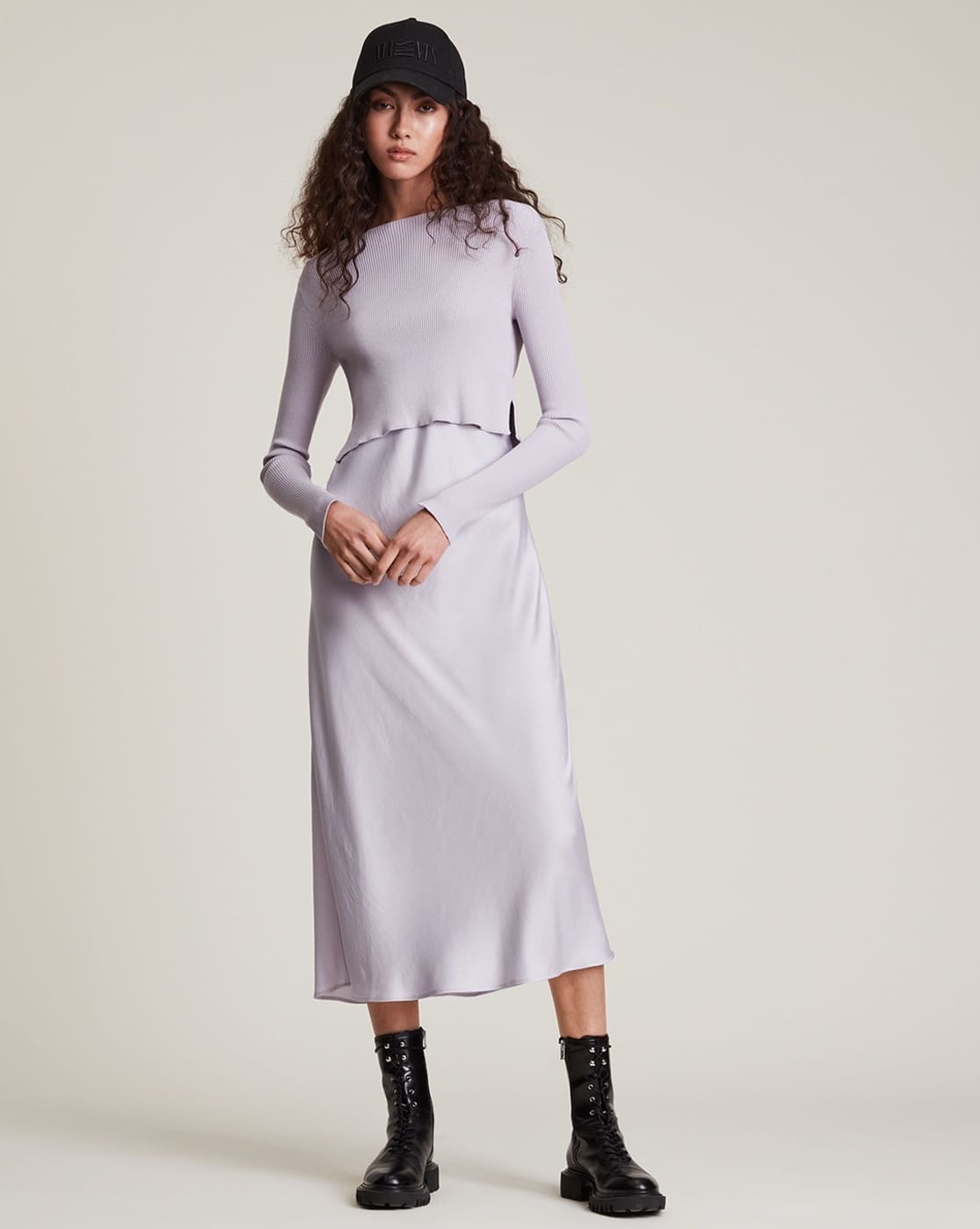 Hera All Saints Slip Dress With Jumper Allsaints Hera Two In One