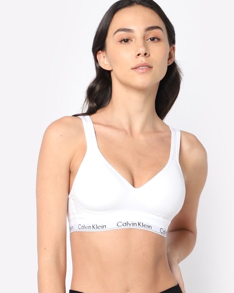 Calvin Klein Women's Modern Cotton Underwired Bra, White 