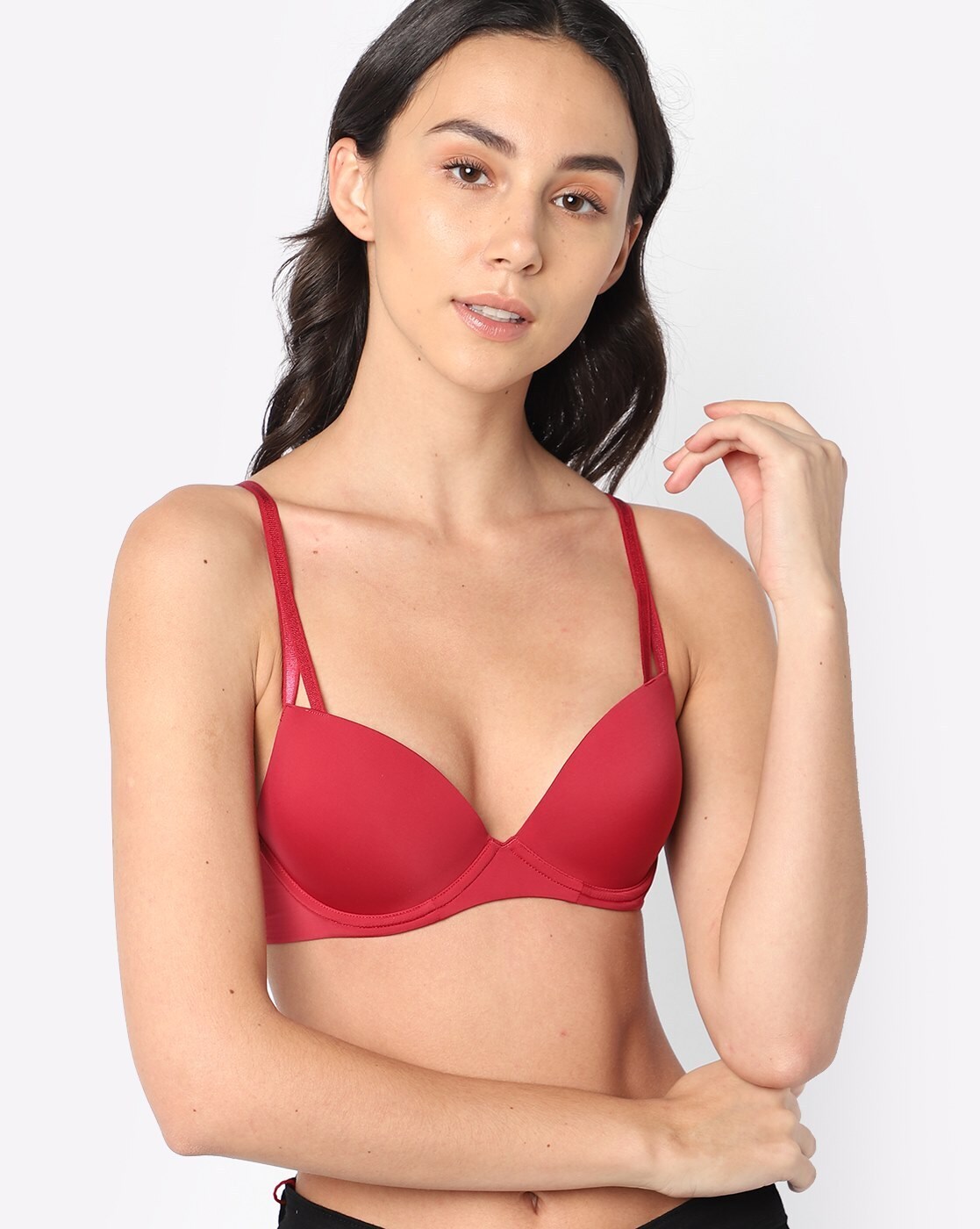 Buy Device of S with SWANGIYA- The Intimate Fashion Cross-Z Push UP Bra  MAROON-40 Online In India At Discounted Prices