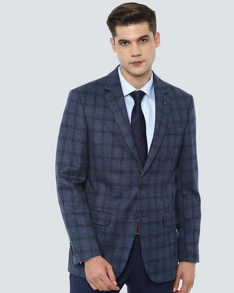LOUIS PHILIPPE Chevron Single Breasted Formal Men Blazer - Buy LOUIS  PHILIPPE Chevron Single Breasted Formal Men Blazer Online at Best Prices in  India