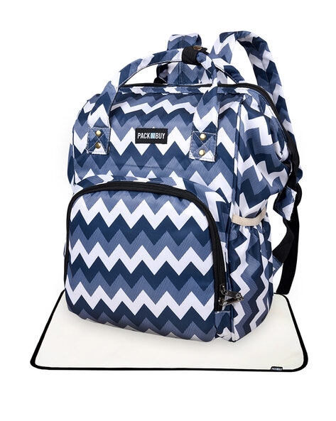 Chevron diaper 2025 bag backpack