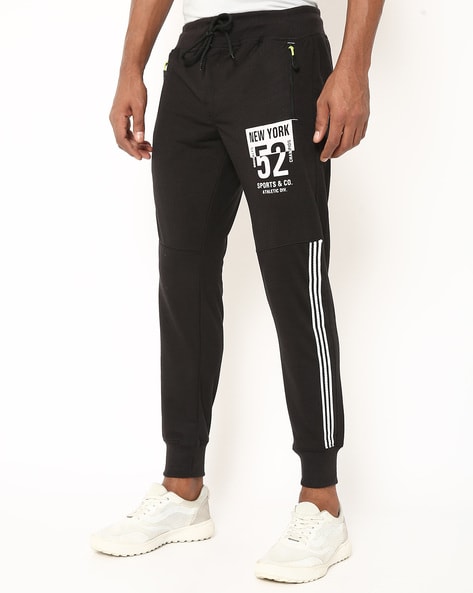 Buy Black Track Pants for Men by SPORTS 52 WEAR Online