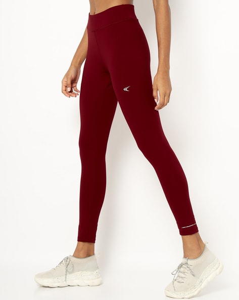 Buy Neu Look Gym wear Workout Leggings Tights Ankle Length Stretchable  Sports Leggings | Sports Fitness Yoga Track Pants for Girls Women(Navyblue  Red, Size - XXL_Flex) Online In India At Discounted Prices