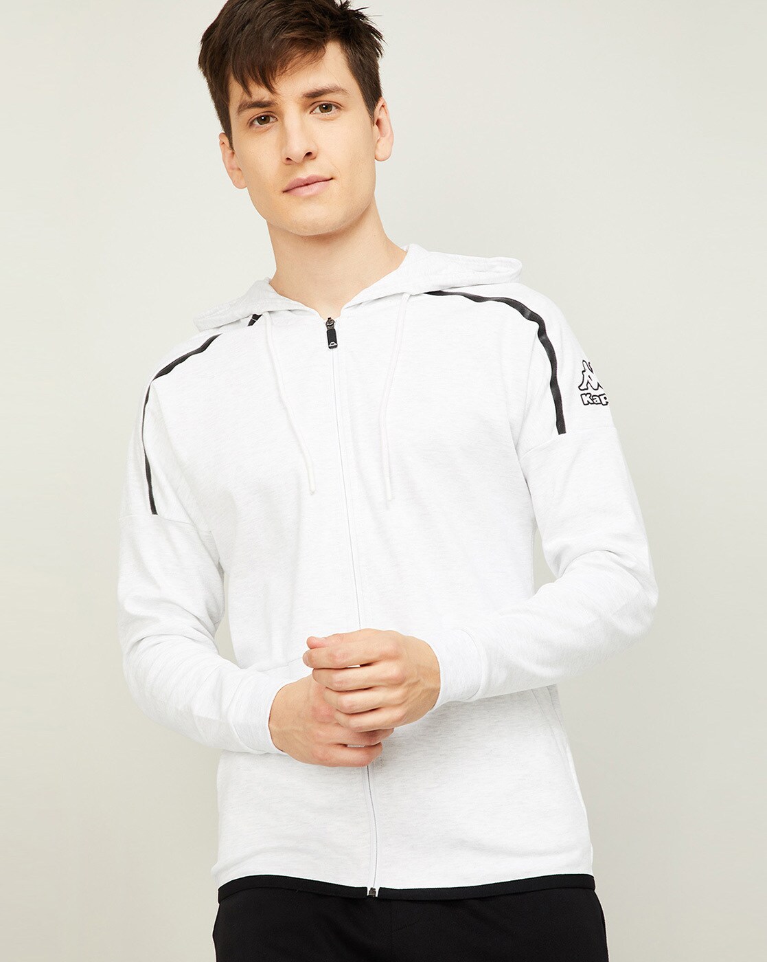 White hot sale kappa sweatshirt