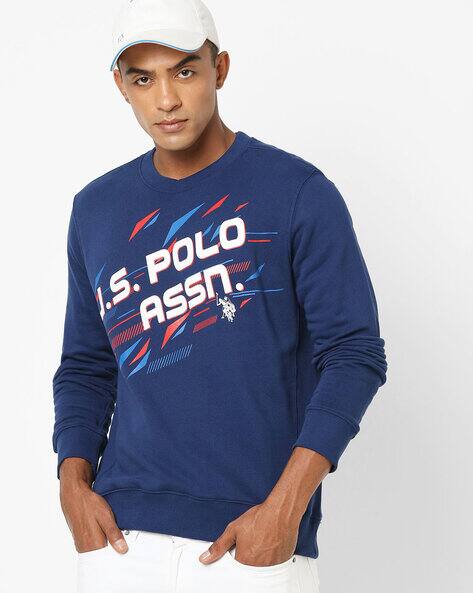 U.S. Polo Assn. Brand Print Crew-Neck 