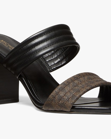 Buy Black Brown Flat Sandals for Women by Michael Kors Online