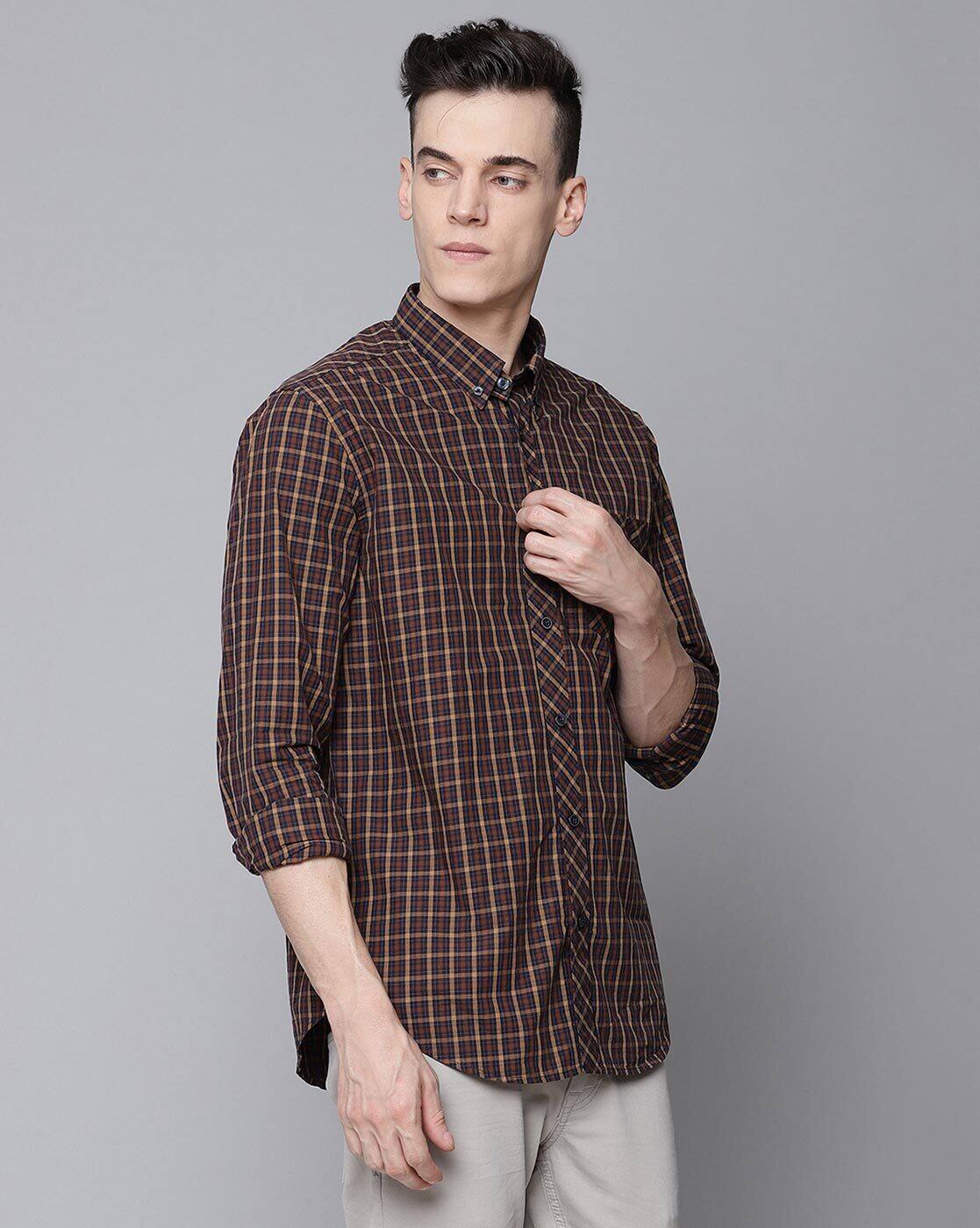Buy Brown Shirts for Men by Ben Sherman 