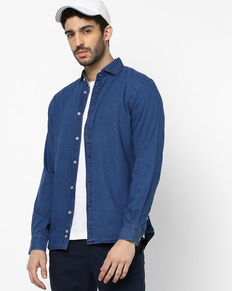 Celio Slim Fit Cotton Shirt