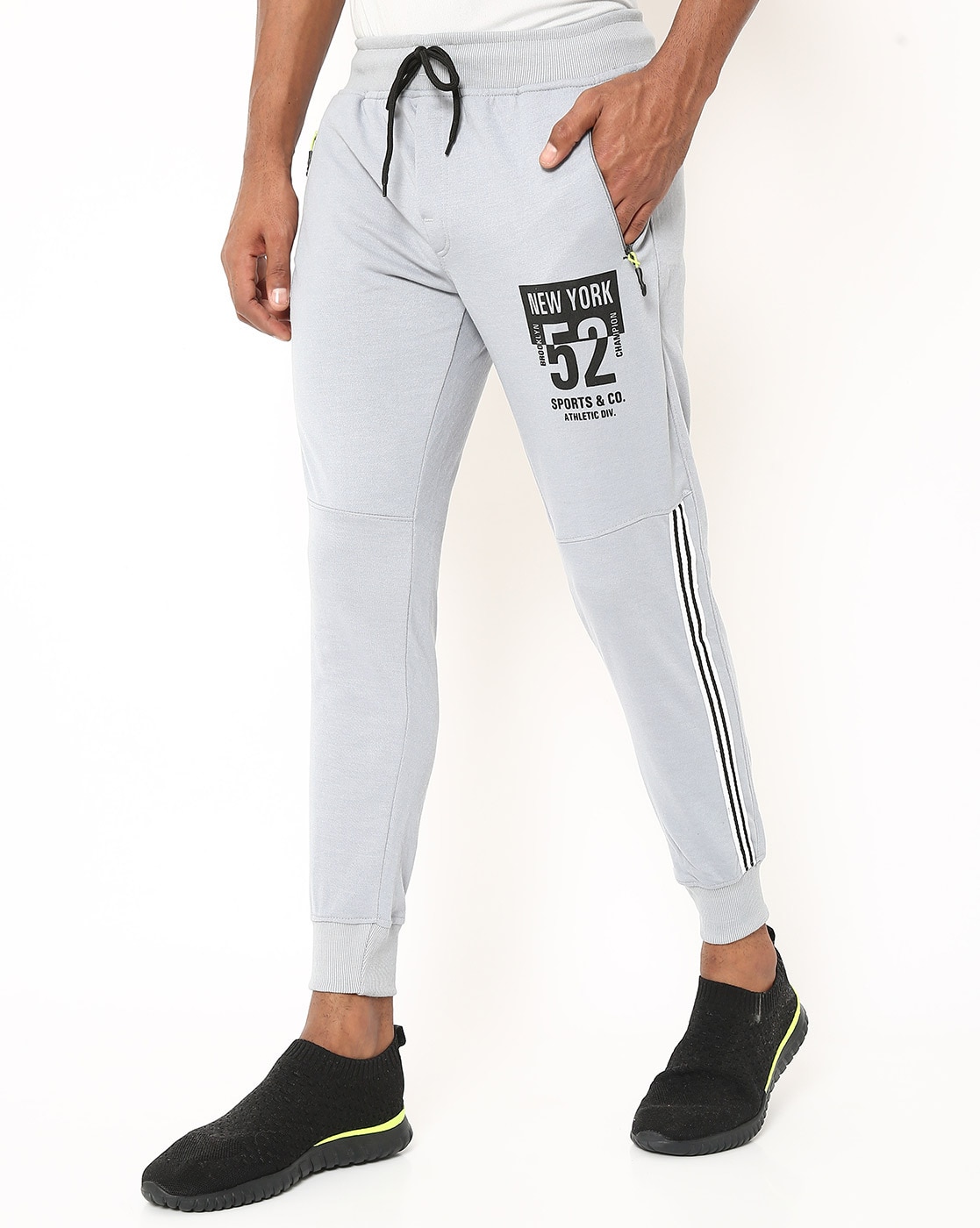 Buy Blue Cotton Track Pants For Men Online: TT Bazaar