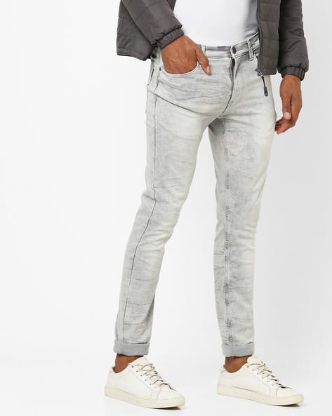 Buy Grey Jeans for Men by DNMX Online 