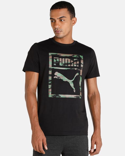 Puma Men Camo Box  Slim Fit T-Shirt