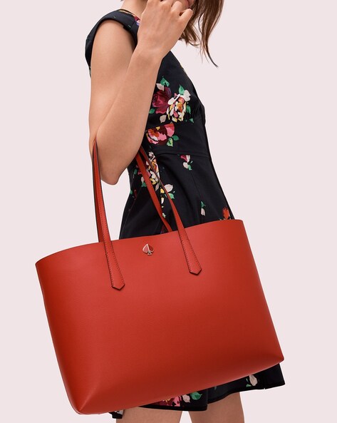 Buy KATE SPADE Molly Large Tote Bag | Red Color Women | AJIO LUXE