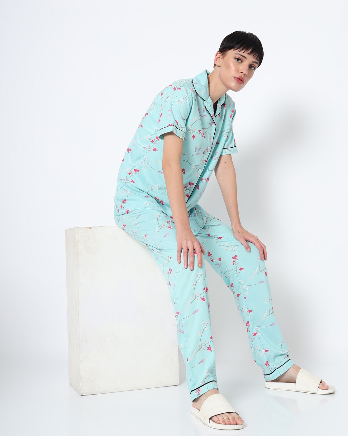 Buy Blue Night&LoungeWearSets for Women by Urban Hug Online