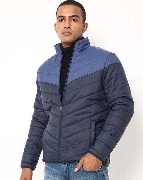 Cat & Jack Retro Puffer Jacket Blue