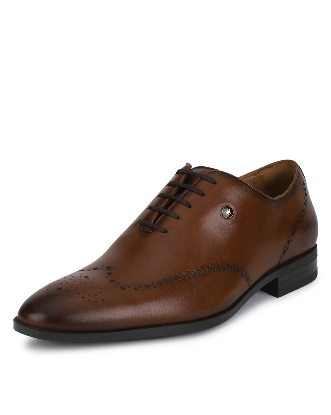 Louis philippe brogue hot sale shoes