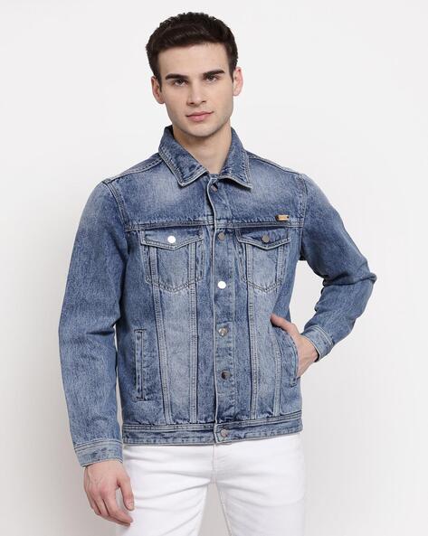 Buy TCI TRUE COLORS OF INDIA Men's blue cotton Denim Jacket Online at Best  Prices in India - JioMart.