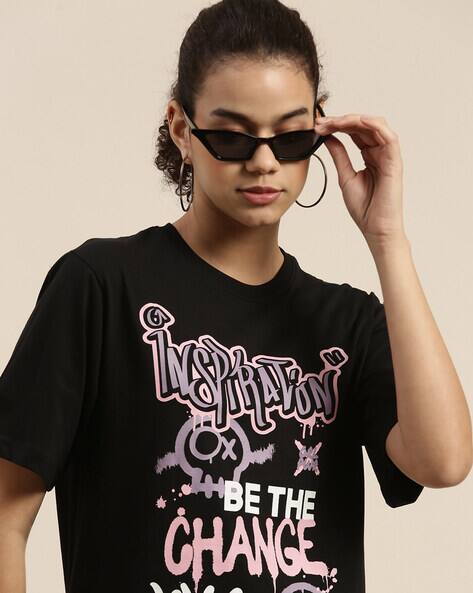 printed loose t shirt