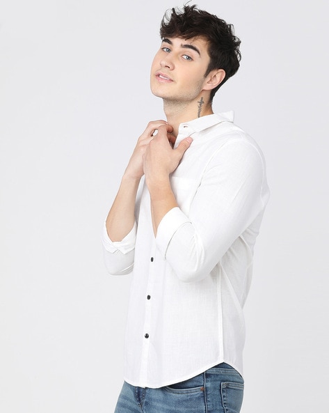 White Shirts For Men on Sale - Buy Mens Dresses Online - AJIO