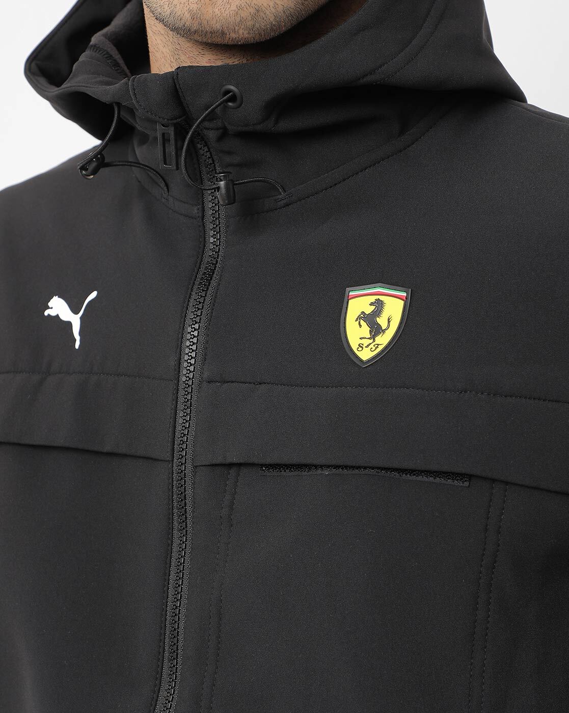 Scuderia Ferrari Puma Softshell Jacket - Black