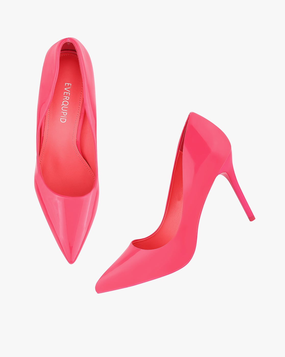 Buy Fuschia Pink Heeled Shoes for Women by Everqupid Online