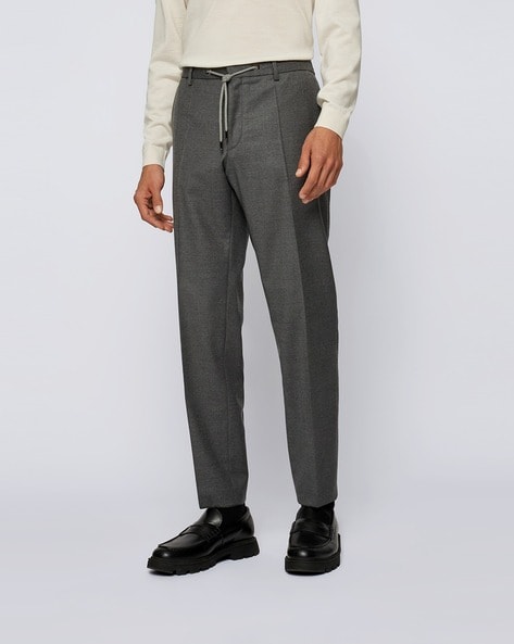 Buy Reiss Navy Flip Slim Fit Drawstring Waistband Trousers from Next USA