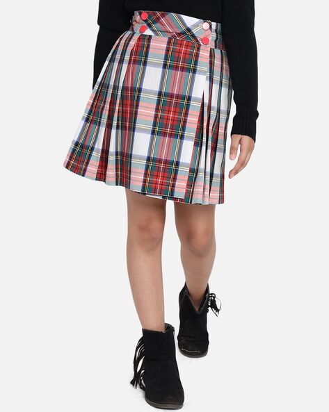 Plaid skirt outlet online india