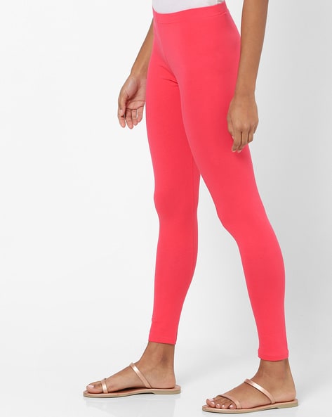 Buy Coral Pink Leggings for Women by AVAASA MIX N' MATCH Online