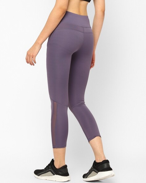 Mesh Purple Leggings for Women for sale