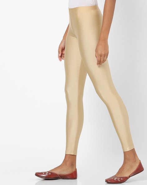 Buy Gold Leggings for Women by AVAASA MIX N' MATCH Online