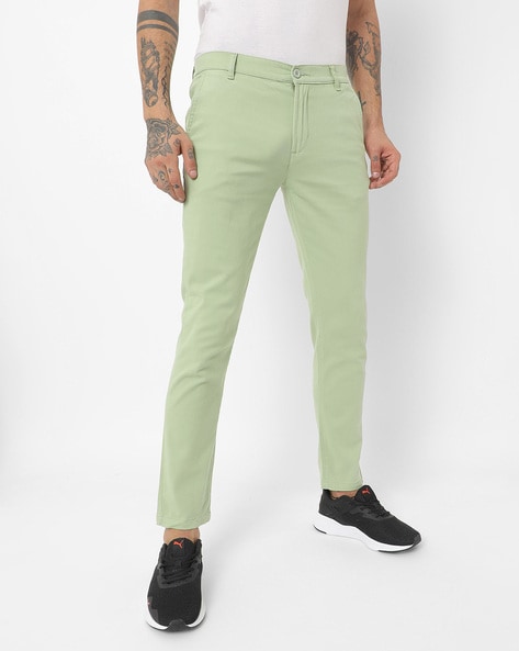 Men's Casual Cotton Solid Cargo Pants ( KGP 154 Pista-Green ) - Jainis –  Trendia