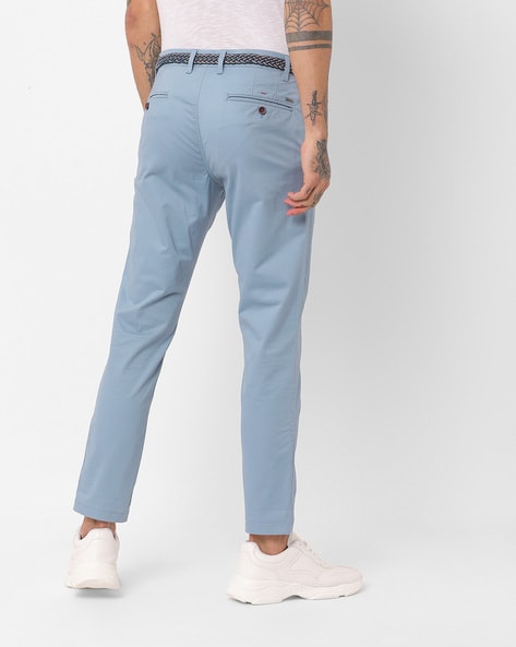 Buy Blue Trousers & Pants for Men by ALTHEORY Online | Ajio.com