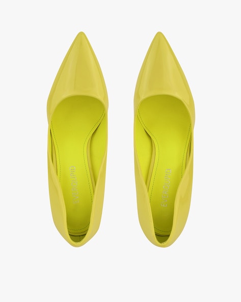 Latest Women Heels - Yellow Color Pencil High Heel For Women | Latest Fancy  Sandal For Women