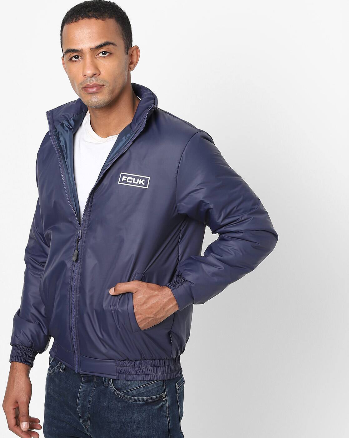 french connection blue jacket