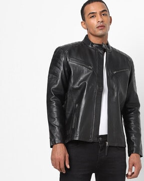 G star mower leather deals jacket