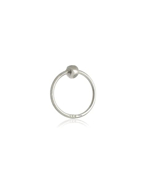 Buy Feeling Suhino Oxidised Nose Ring In 925 Silver from Shaya by CaratLane