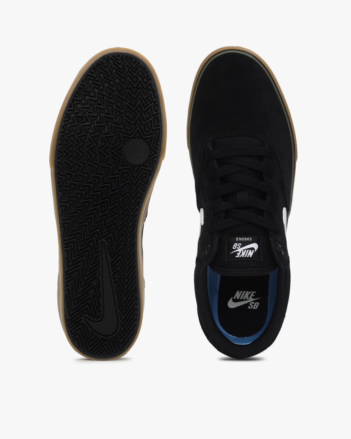 Zapatillas Skate Nike Sb Chron 2 Negro-Gum
