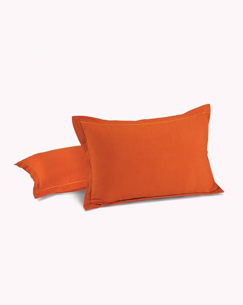 rectangular orange cushion