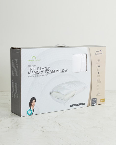 Home centre outlet memory foam pillow