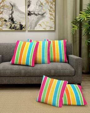 multi coloured cushion covers
