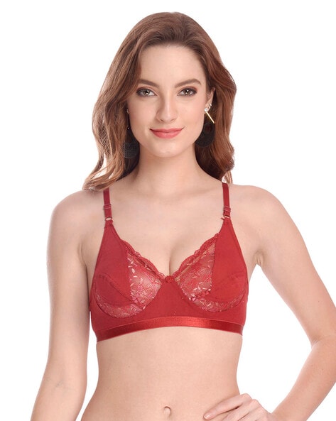 red net bras and panty set