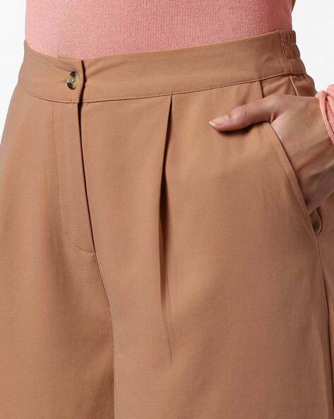 Delan HIGH Waist Pleated Trouser