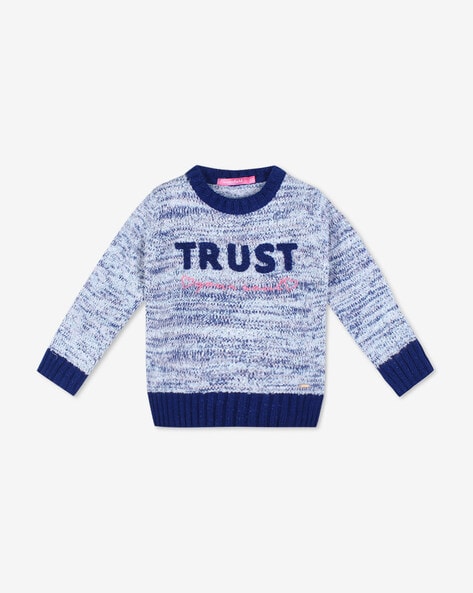 Buy Wingsfield Typography Crew-Neck Sweater | AJIO